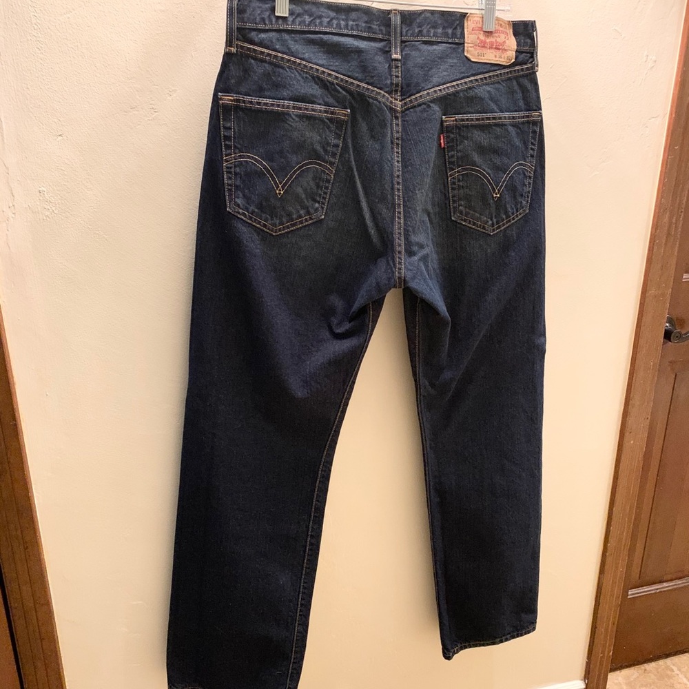 Men’s Levi’s 501 Jeans W 36 L 32 - Picture 2 of 11